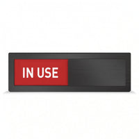 Rectangular Sliding Condition Sign Easy to Install Sign with Adhesive Backing Long-Lasting Vacant Occupied Slider Door Indicator Compact for Meeting Room, Office