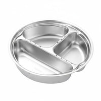 Multi-Compartment Food Steamer Detachable Handle Kitchenware