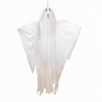 Sound Activated Ghost Draped Light up Ghost Prop Electric Interactive for Haunted House, Halloween Party