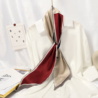Fashionable Thin Long Scarf for Women - Versatile Necktie and Shawl