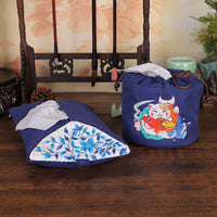 DIY Embroidery Kit for Beginners - Tissue Box with Ribbon Embroidery