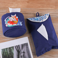 DIY Embroidery Kit for Beginners - Tissue Box with Ribbon Embroidery