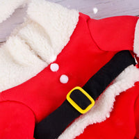 Pet Christmas Costume Set for Small Dogs and Cats - Festive Winter Apparel