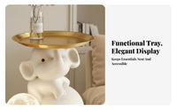Stacked Elephant Family Side Table Parent-Child Design for Nursery