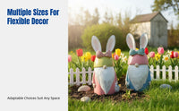 Easter Rabbit Gnome Resin Decoration, Cartoon Figurine, Garden Yard Decor