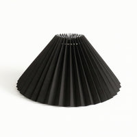 Easy to Install Tapered Pleated Lampshade Decorative E27 Pleated Shade Soft Textile Lampshade with Iron Frame Resilient for Homeowners, Bedrooms, Hotels, Pendant Lights