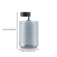 Vibration Motor with Eccentric Head Pure Copper R-370 Motor Low Loss Wear-Resistant for Makers, DIY Projects, Hobby Electronics