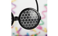 Novelty Bee Glasses Springy Feelers Honeycomb Lens Glasses Comfortable Wear Bee Costume Set for Adults, Halloween