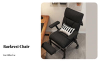 Adjustable Repose Chair versatileUse Sit and Lie Adjustable Armchair with Footrest Assistance Easy Assembly for Students