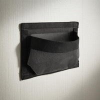 Mountable Self-Adhesive Mesh Pouch Black Boat Mesh Bag Rectangular Boat Storage Bag Easy to Install for Onboard