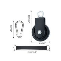 Cable Pulley with Strap Pulley with Strap Smooth for Fitness Enthusiasts, Diy Builders, Home Gym, Lat Pulldown, Squat Rack