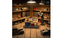 Molded Details Miniature Repair Workbench Artisanal 1:64 Scale Workbench Detailed Miniature Workshop Bench Printed Markings