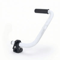 Lawn Trimmer Handle Extension Ergonomic Trimmer Handle with Bracket Clamp Hardware Back Saver Soft-Grip for Landscapers