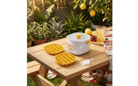Ice Cube Tray with Storage Bin Two-Layer Ice Cube Tray with Scoop Container 50-Grid Compact for Hosts, Freezer, Home Kitchen