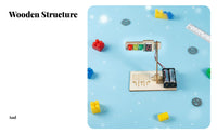 Digital Display Traffic Light Toy Hands-on Learning DIY Traffic Light Model Parent-Child Activity STEM Building Toy for Students, School Project