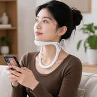 Neck Brace, Adjustable Neck Stretcher for Forward Head Posture Correction Synthetic Neck Support for Hunchback Relief