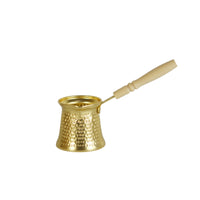 Turkish Coffee Pot Stovetop Cezve Compact for Small Kitchens, Camping, Travelers