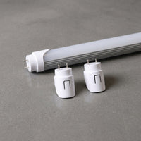 Garage Lighting Connector for T8 Oval Tube Light, Secure Fit LED Garage Lighting Holder with PC V0 Material, Easy Assembly Snap-in, 65A Rated