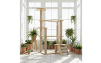 Stable and Sturdy Multi-Level Cat Tree with Space Capsules Strong Load-Bearing Pet Furniture for Indoor