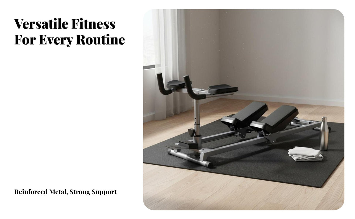 Multi-Functional Crawling Exercise Machine Padded Knee Support Waist and Abdomen Coach Full Body Workout Glute and Core Machine Ergonomic Design for Home Exercisers, Office Workers, Indoor, Living Room, Apartment