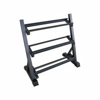 3-Tier Adjustable Dumbbell Storage Rack, Home Fitness Equipment, Steel Weight Stand, Multi-Level Organizer