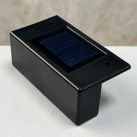 Garden Lights for Outdoor Decor, Solar Lights with Integrated Top Panel, IP65 Waterproof Stair Lights, 2 Pack European Style Night Light Balcony