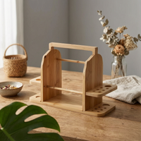 Wooden Yarn Stand Attachable Thread Dispenser Stand Tangle Tangle-Resistant