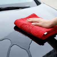 Quick Drying Microfibre Towel and 30x70cm Microfibre Cloth, Blended Yarn Car Cleaning Tool with Bound Edges, Detailing Accessory, 1 Pack