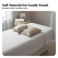 Breathable Massage Table Face Pillow Ergonomic Design Pr Single Pillow with Face Hole Skin-Friendly Material for Beauticians, Beauty Salon