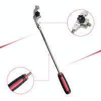 Wrench with Rubber Handle Maximum Leverage Wrench Extension Tool Nongrip-Enhanced Leverage Amplifier Bar for Mechanics, Home Handymen