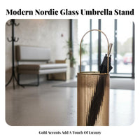 Freestanding Umbrella Rack Nordic Design Freestanding Umbrella Rack with Handle Storage Container Light Luxury Design Decorative