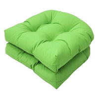 2 Pieces Tufted Chair Cushion Thick Tufted Seat Cushion Soft for Patio