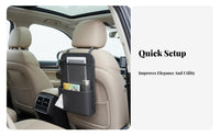 Car Seat Rear Organizer Multipurpose Hanging Backseat Pocket Hanging Car Storage Bag Space Saving Backseat Storage Pouch