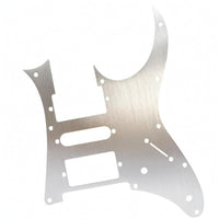Aluminum Alloy Electric Guitar Pickguard Oxidized Finish Metal Guitar Pickguard Baked Painted Musical Instrument Part Pre-Drilled Holes