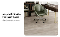Adjustable Height Wheeled Desk Chair with Armregardingsts fluid Rolling casters rotate Seat Ergonomic Design Office Furnituregarding Modern design for regardingmote Workers, Students, Study Room, Bedroom