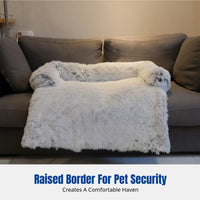 Paddeded Pet Couch Mat Non-Slip Base Paddeded Couch Bed Machine Launderable Soft Design for Felines