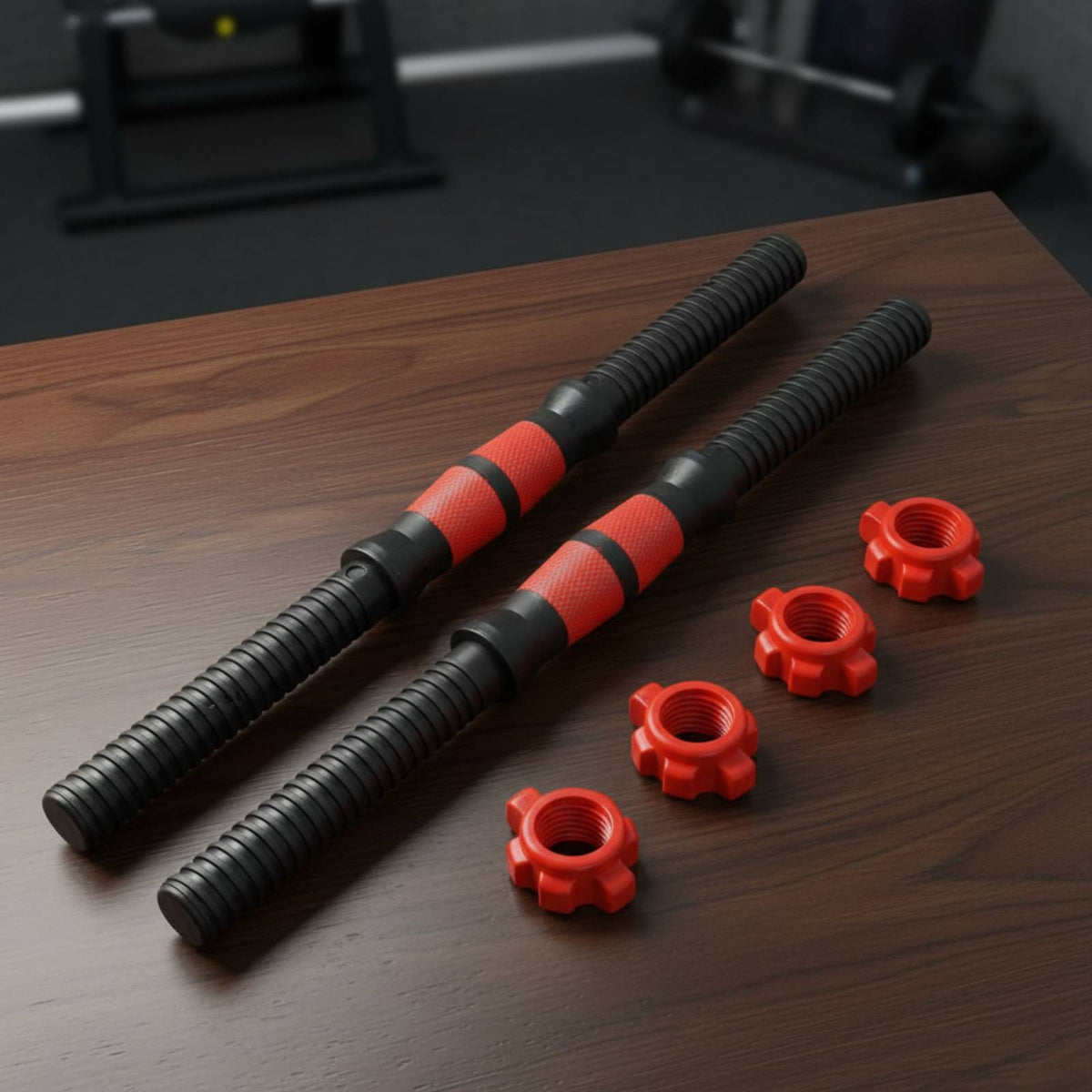 2 Pieces Dumbbell Connector Bar Sturdy Weight Bar Connector Weights for Fitness Enthusiasts, Weightlifters, Home Gym