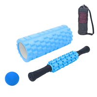 Wolf Tooth Yoga Column Massage Stick Fascia Ball Set Hollow Foam Roller Pilates Yoga Shaft