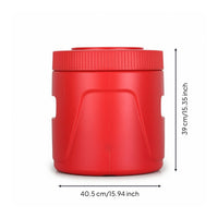 Insulated Bucket with Stainless Stainless Steel Insert Heavy Duty Thermal Container with Screw on Lid Portable Thermal Bucket for Caterers, Catering