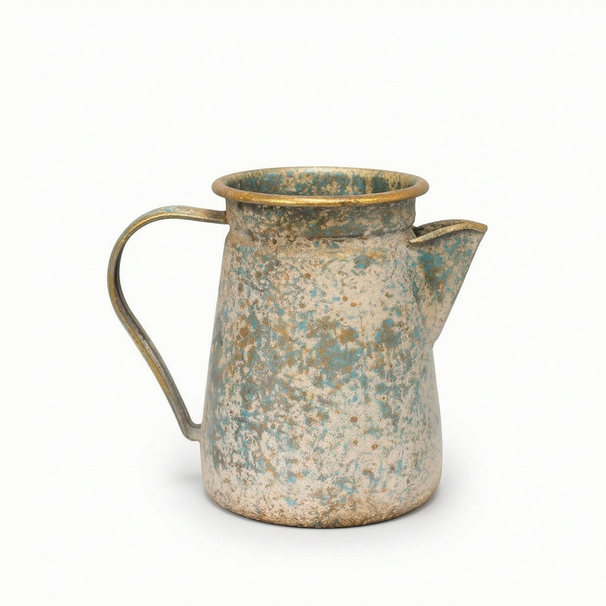 Metal Pitcher Vase Tabletop Vessel Elegant for Home Decor