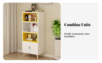 With Optional Doors interchangeable Cube Organizer customizable Combination storage shelving unit Customizable Configuration Storage Cabinet Modern aesthetic for Students, Apartment Dwellers, Homeowners, Living Room, Bedroom, Office