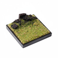 Landscape Design 1:64 Scene Base Base Pre-Assembled Scale Model Scene Base Realistic Display Platform for Hobby Collectors, Collector Cabinet
