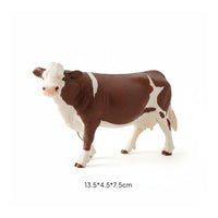Long-Lasting Realistic Cow Figurine Imaginative Play Realistic Cow Figurine Set Educational for Collectors