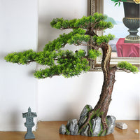 Artificial Plum Blossom Maple Tree Bonsai for Home and Shop Decor