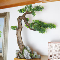 Artificial Plum Blossom Maple Tree Bonsai for Home and Shop Decor