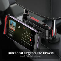 Headrest Mount Wide Compatibility Car Headrest Mount Easy Installation Car Back Seat Phone Holder for Children, Kids, Travel, Road Trips