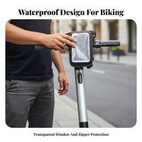 Handlebar Bag with Phone Window Waterproof Bike Phone Mount Bag Hard case for Cyclists, Commuters, Bicycling, Commuting