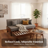 Multi-Functional expandableable Daybed Double-PurposePurpose Sofa Bed Space-Saving Sleeper Couch Push-Pull Design for Apartment Dwellers, Students, Homeowners, Living Room, Bedroom, Home Office