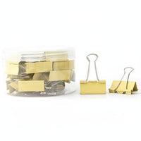 Foldback Clip Convenient Storage Tub Foldback Clips Strong Grip Binder Clip for School, Crafts