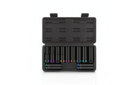 11 Pieces Deep Impact Socket Set Heavy-Duty Drive Impact Socket Set Tool Industrial-Grade Portable for Mechanics, Auto Repair